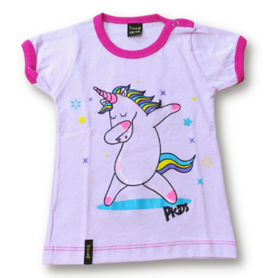 Remera Unicornio Bailarin Rosa