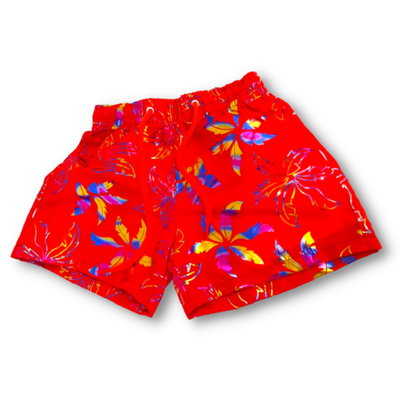 Malla Palmeras Roja con Foil 