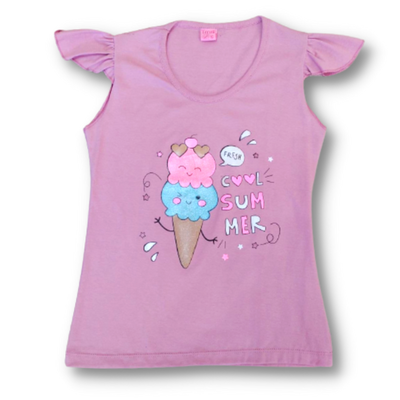 Musculosa Helado Rosa