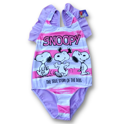 Malla Enteriza Snoopy Lila