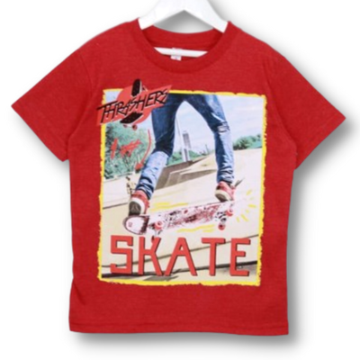 Remera Skate Roja