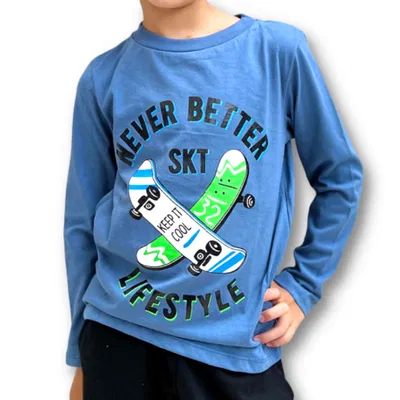 Remera Patinetas Lifestyle Azul