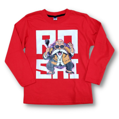 Remera Maestro Roshi Roja