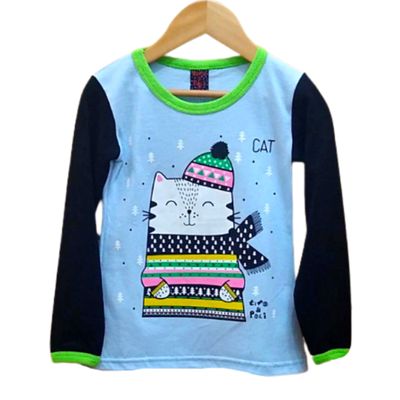 Remera Gatita Bufanda