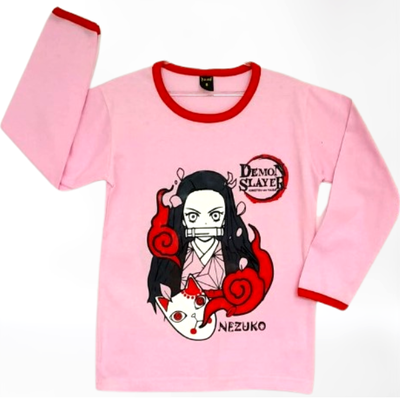 Remera Nezuko Rosa
