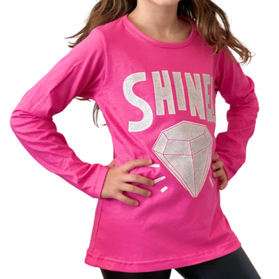 Remera Shine Fucsia
