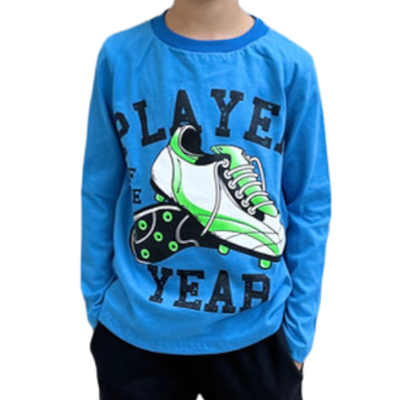Remera Botines Azul