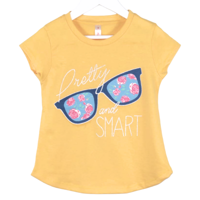 Remera Lentes Pretty Amarilla