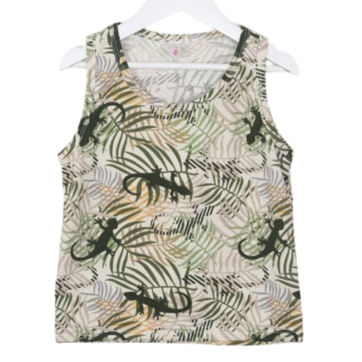 Musculosa Iguanas Verde