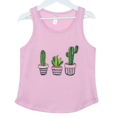 Musculosa Cactus Rosa