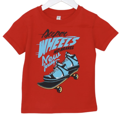 Remera Super Wheels Roja