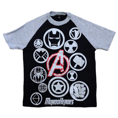 Remera Avengers Negras