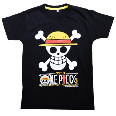 Remera One Piece Negra