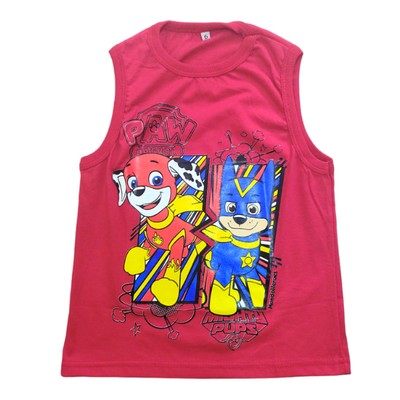 Musculosa Paw Patrol Roja