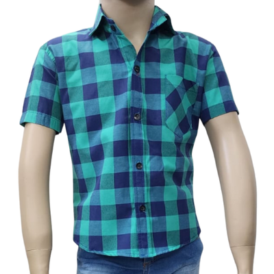 Camisa a Cuadros Verde