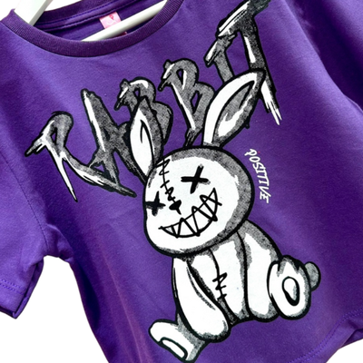 Remera Corta Rabbit Violeta