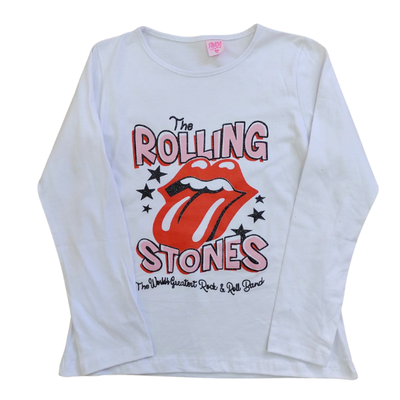 Remera Rolling Stone Blanca