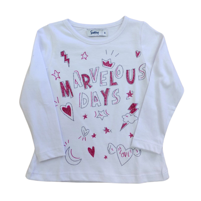 Remera Marvelo Blanca