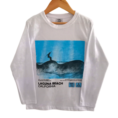 Remera Laguna Beach Blanca