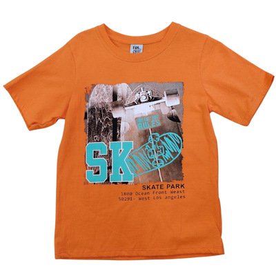 Remera Skate Park Naranja