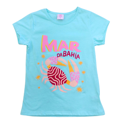 Remera Mar Da Bahia Turquesa