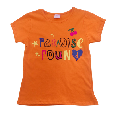 Remera Paradise Naranja