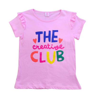 Remera The Creative Club Rosa