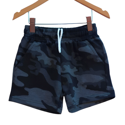 Short Algodón Camuflado Negro