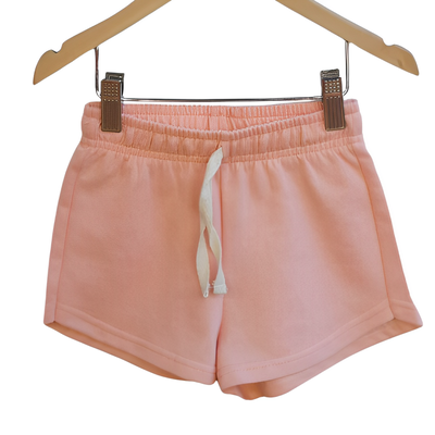 Short Algodón Curvo Coral