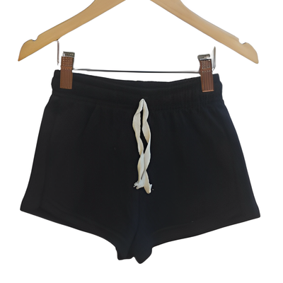 Short Algodón Curvo Negro