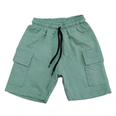 Short Algodón Cargo Verde