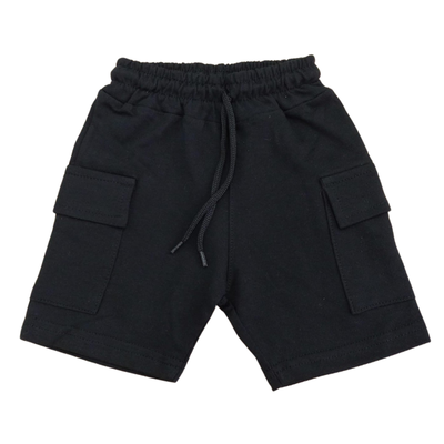 Short Algodón Cargo Negro