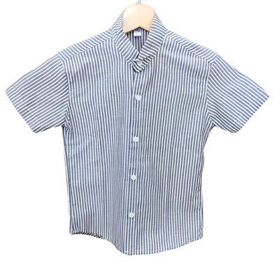 Camisa Rayada Gris