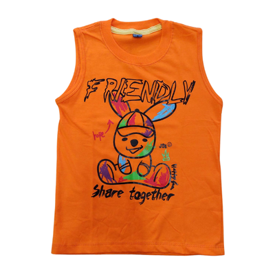 Musculosa Friendly Naranja