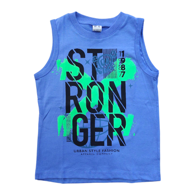 Musculosa Stronger Celeste