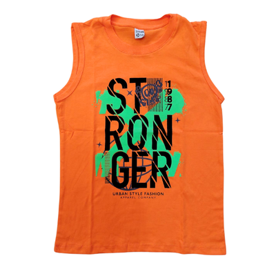 Musculosa Stronger Naranja