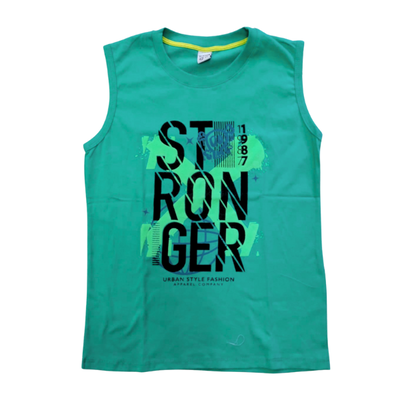 Musculosa Stronger Verde