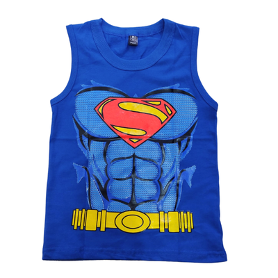 Musculosa Superman Azul