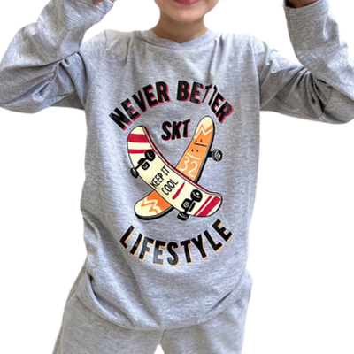Remera Patinetas Lifestyle Gris