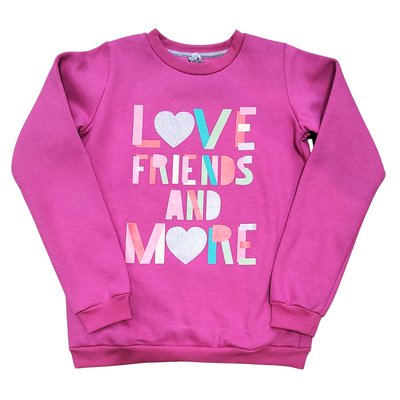 Buzo Love Friends Fucsia