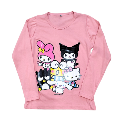 Remera Kuromi Coral