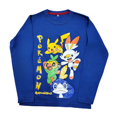 Remera Pikachu Azul