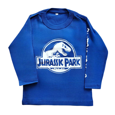 Remera Jurassic Park Azul