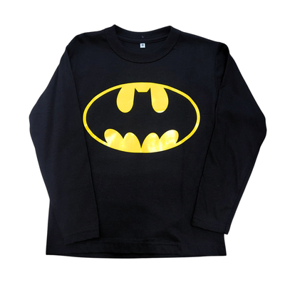 Remera Batman Escudo Negra
