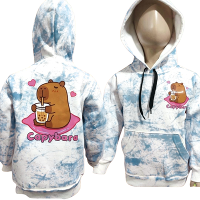 Buzo Capybara Batik Celeste