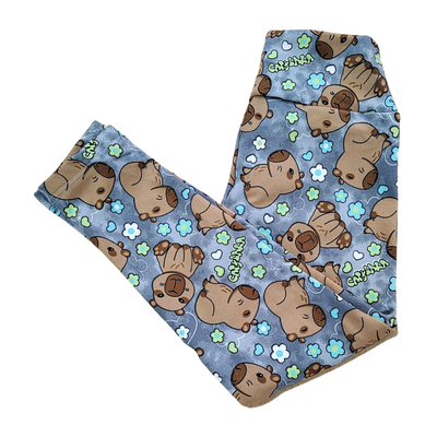 Calza Frizada Capybara Gris