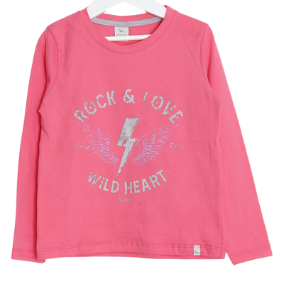 Remera Rock Y Love Rosa Chicle