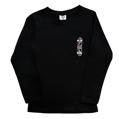 Remera Skate Boarding Negro