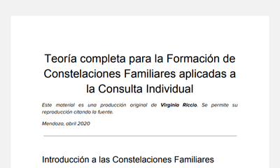 Constelaciones Familiares 