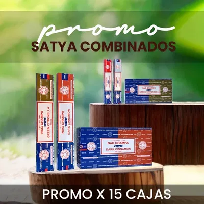 Oferta NagChampa combinado Satya x15